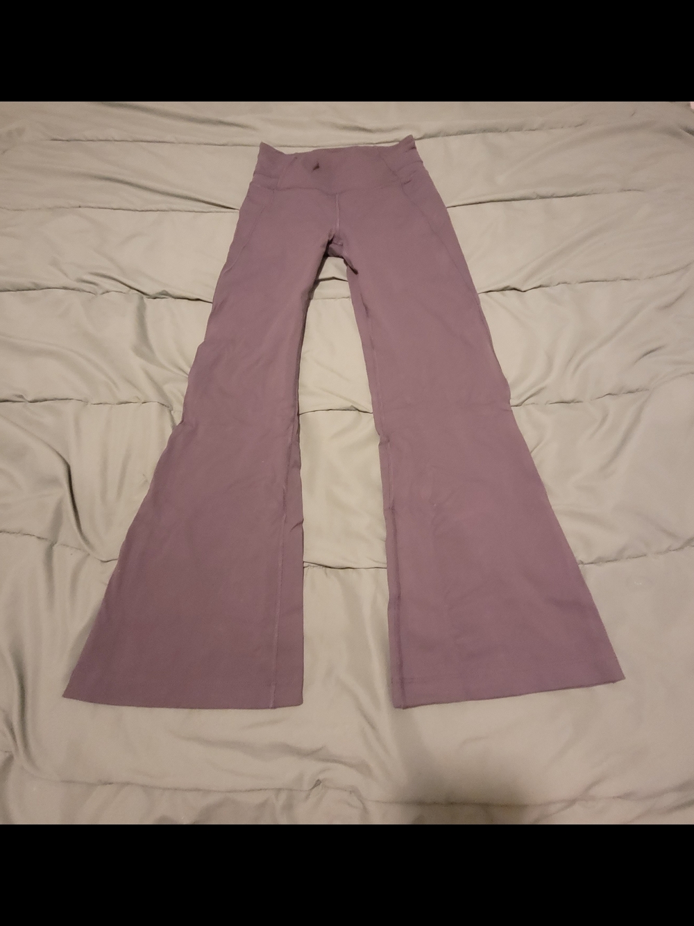 Lululemon Mauve Flared Yoga Pants